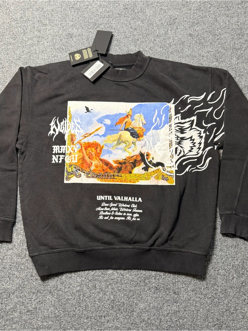 Darc Sport Until Our End Vintage Cornell Black Crewneck Medium 239/1000
